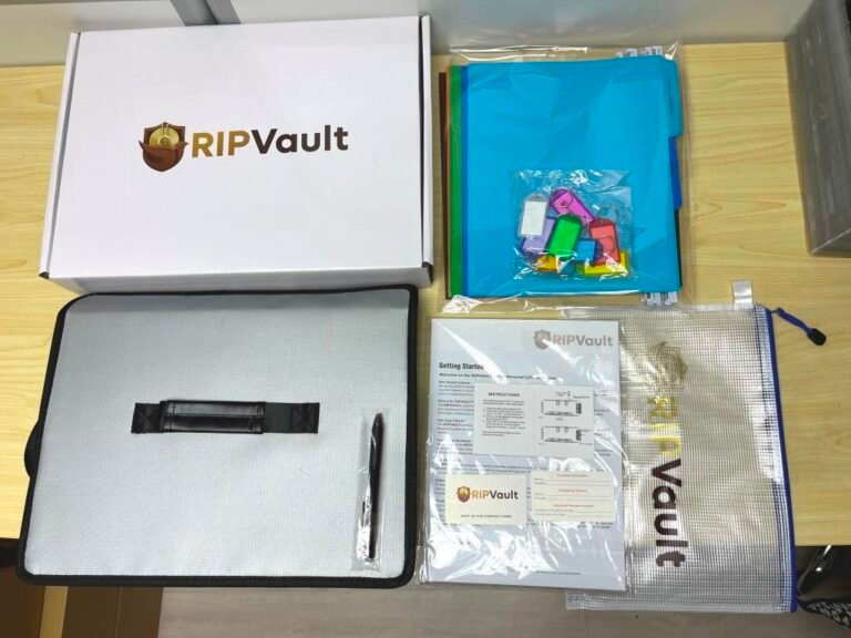 RIPVault Next of Kin Diary Card kit