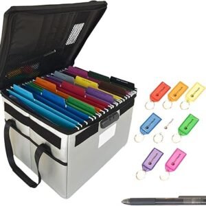 Person using RIPVault™ organizer to arrange important family documents